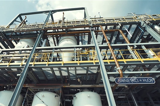Potassium Hydroxide Membrane electrolysis Facility in Tessenderlo, Belgium