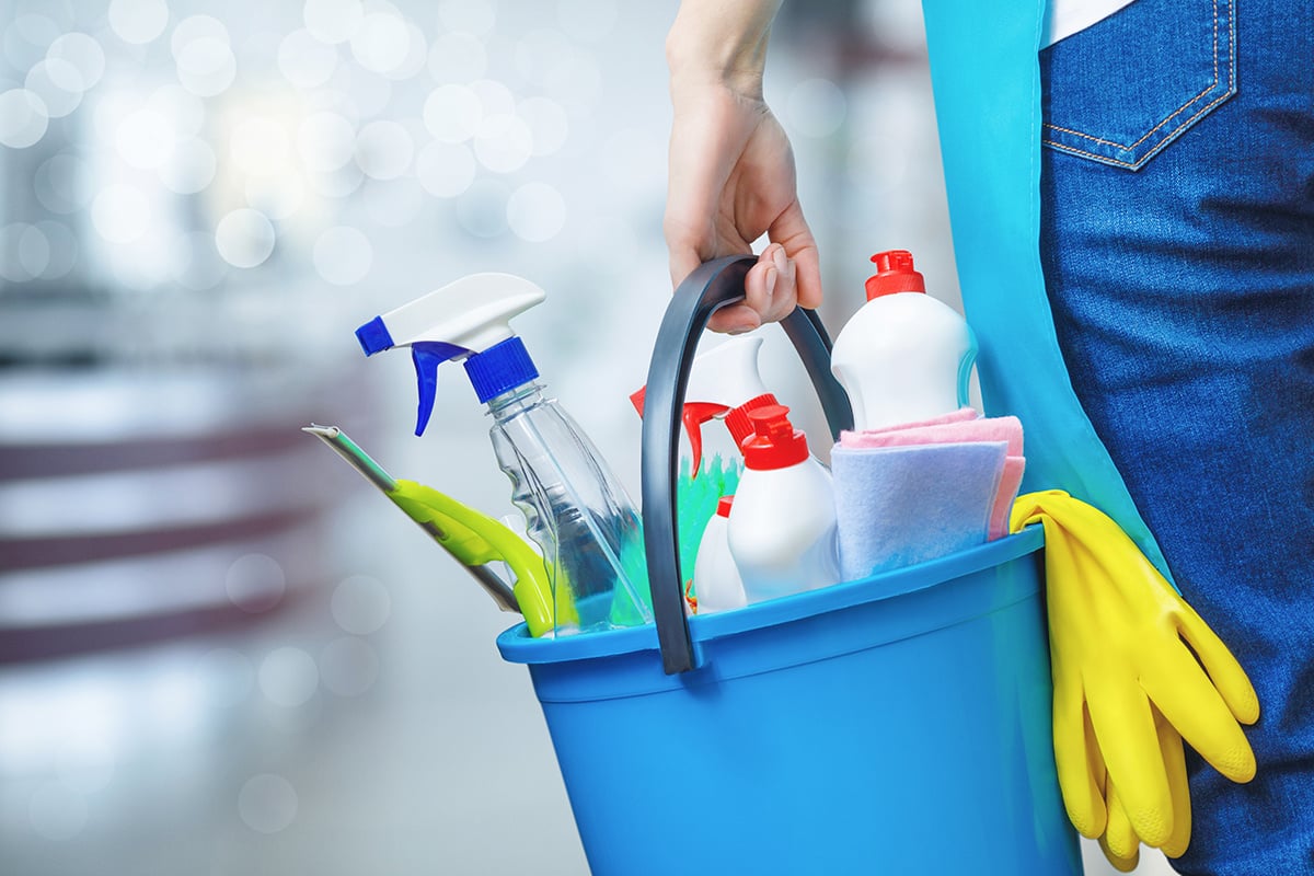 Different cleaning products