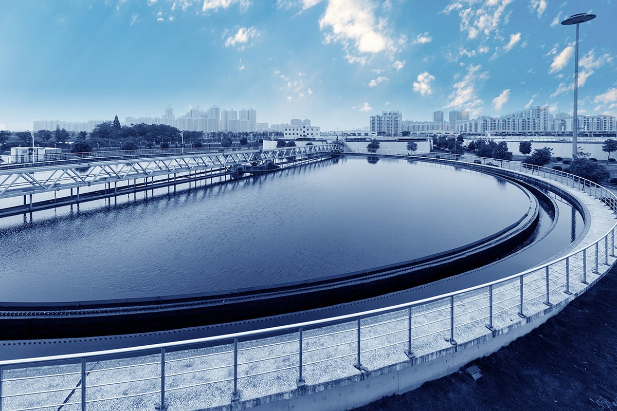 A water treatment facility